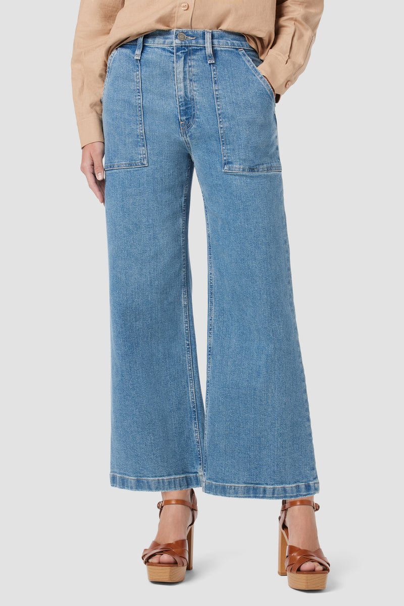 Jodie Loose Fit Wide Leg Crop Jean