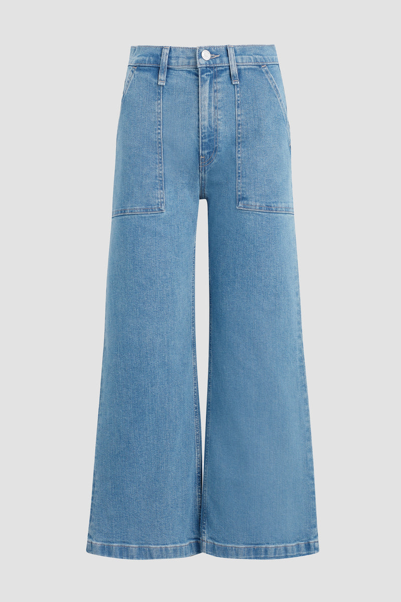 Jodie Loose Fit Wide Leg Crop Jean
