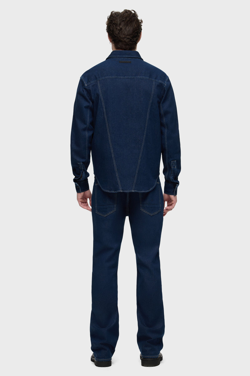 CHIC Bella Denim Bell Sleeve Shirt