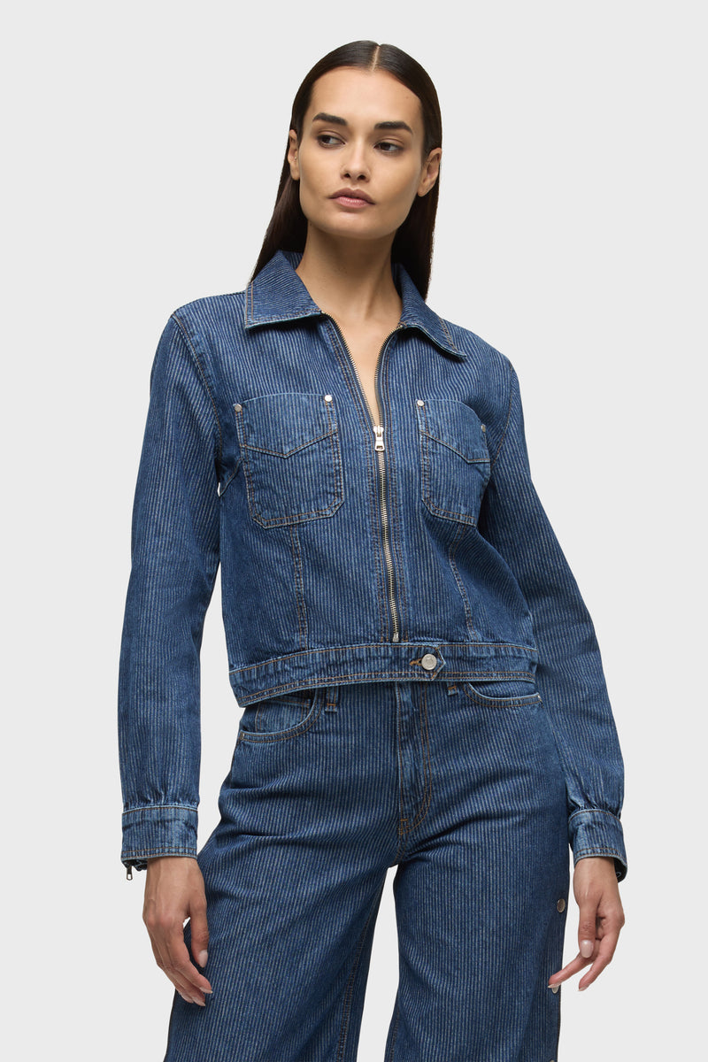 Zip Up Jacket | Hudson Jeans