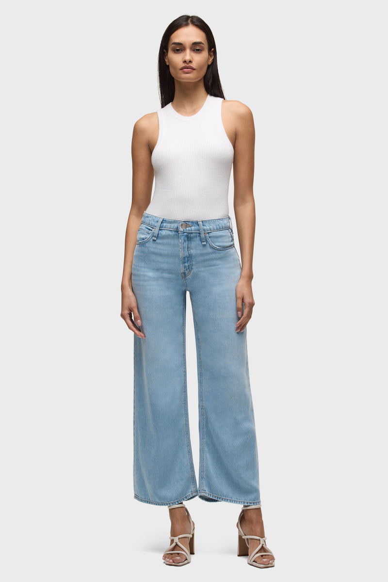 Rosie High-Rise Wide Leg Ankle Jean