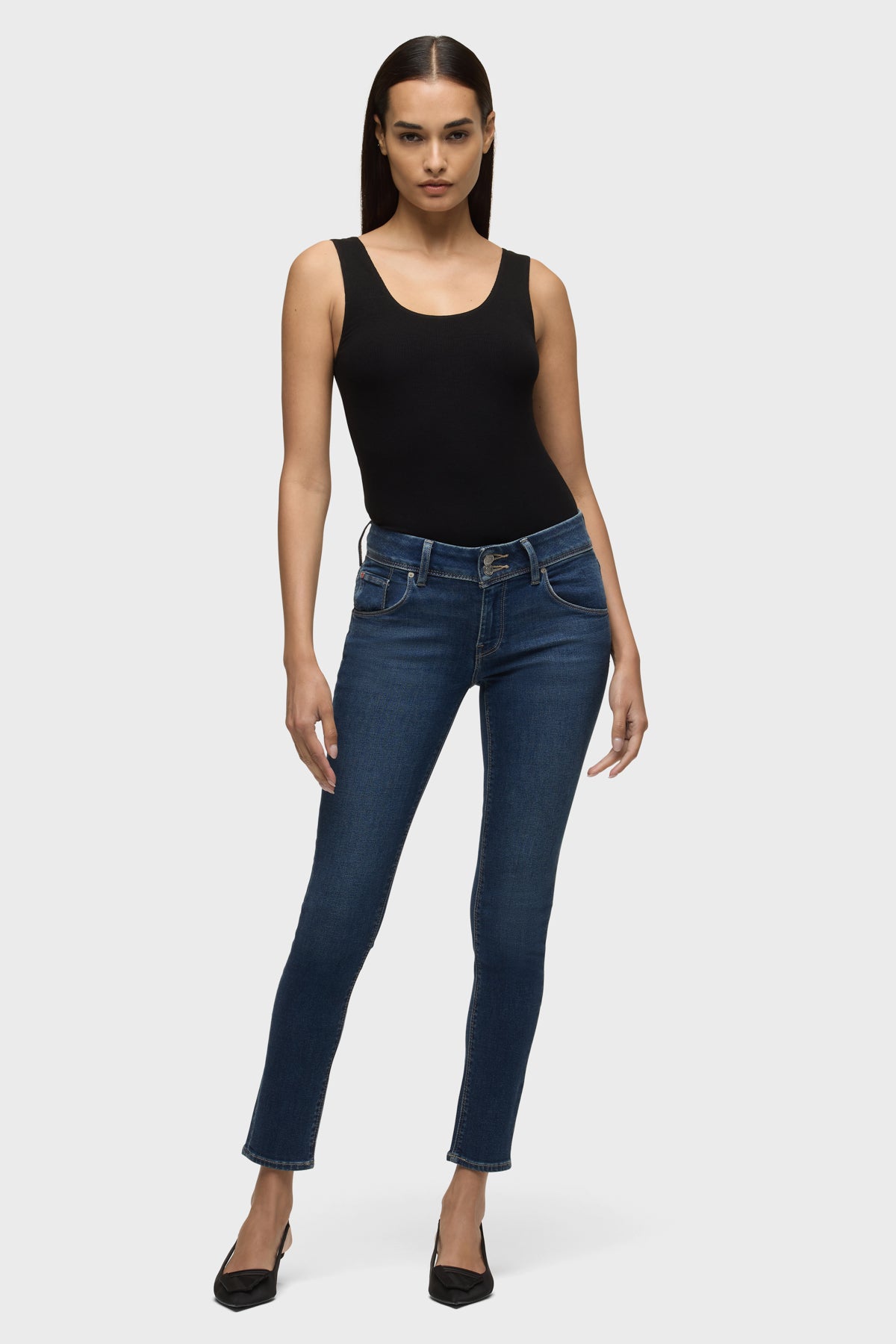 Collin Mid-Rise Skinny Jean | Premium Italian Fabric | Hudson Jeans