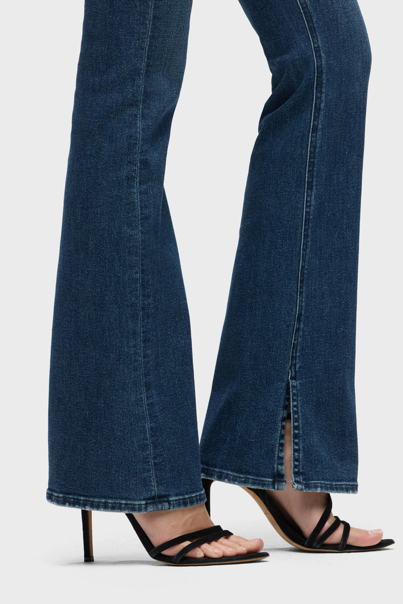 Barbara High-Rise Bootcut w/ Flap Jean