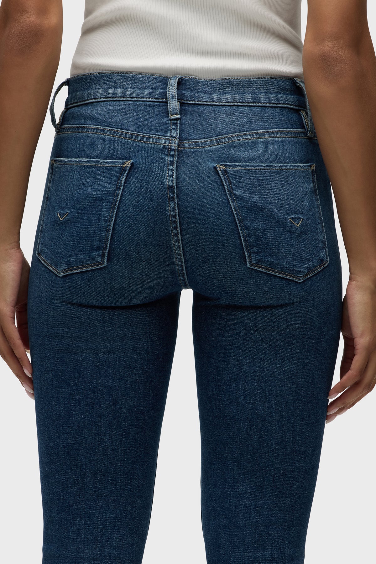 Cropped Straight Leg Pants HUDSON Women's Nico Mid Rise Straight