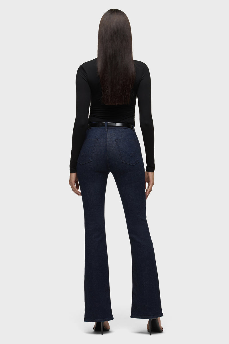 Barbara High-Rise Bootcut W/Zipper