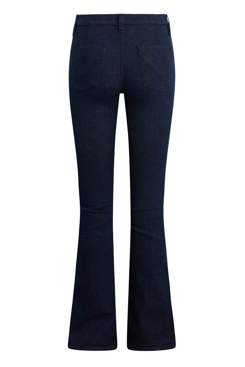 Barbara High-Rise Bootcut W/Zipper
