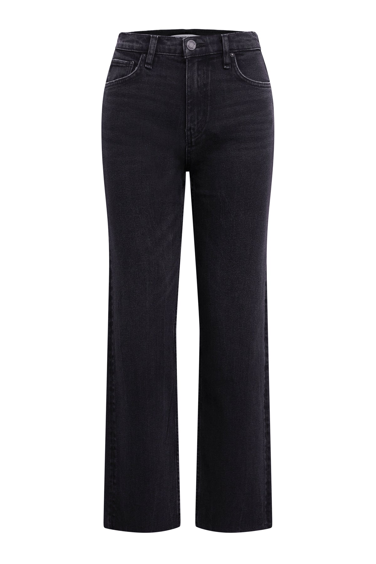 Remi High-Rise Straight Ankle Jean | Premium Italian Fabric