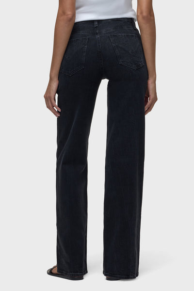 Hudson Women’s Barbara Wide-Leg Jeans — Black, Size 16 3
