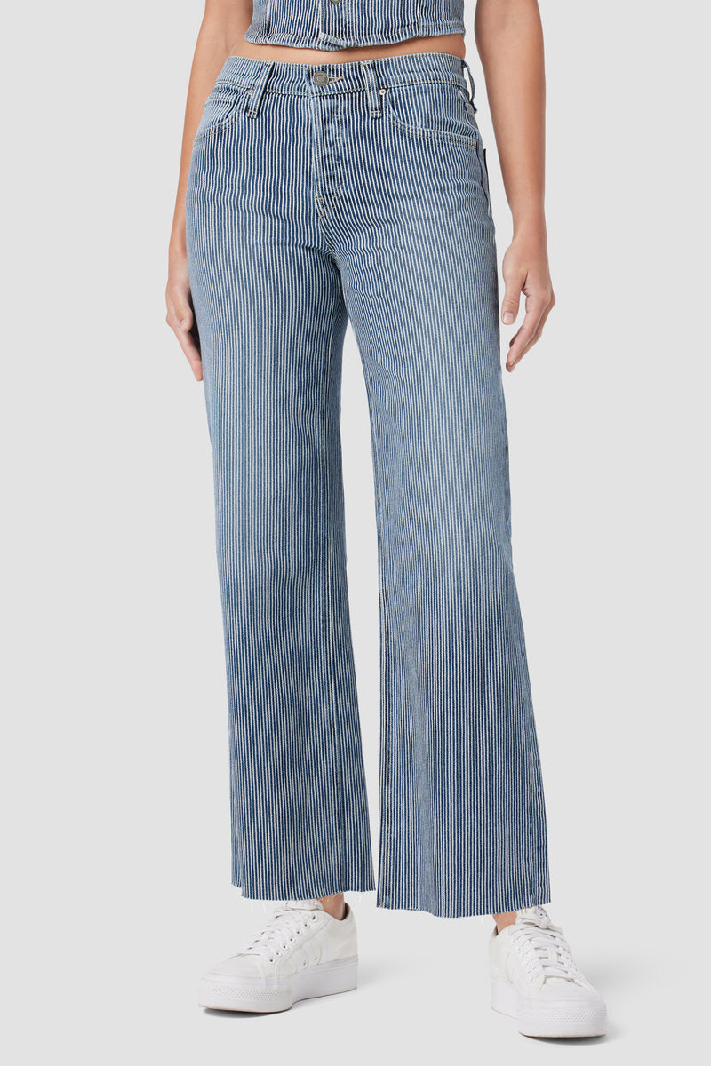 Rosie High-Rise Wide Leg Ankle Jean