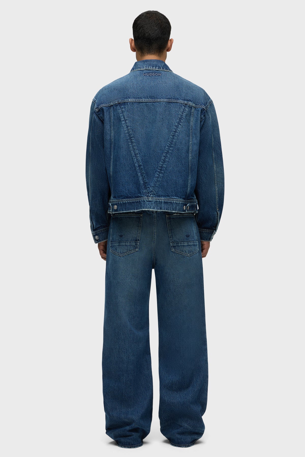 [ ] Men's Wide-Fit Jeans ★大人気★ Luca Wide Leg Jean | Premium Italian Fabric | Hudson Jeans