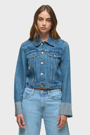 MANY WAY VERSATILE DENIM COAT AMERI Ameri / MANY WAY VERSATILE