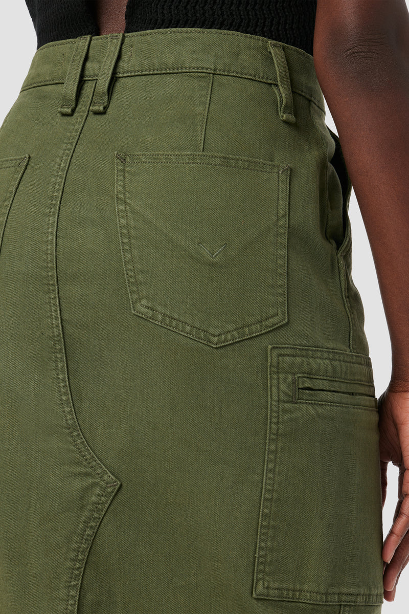 Reconstructed Skirt w/ Cargo Welt Pockets