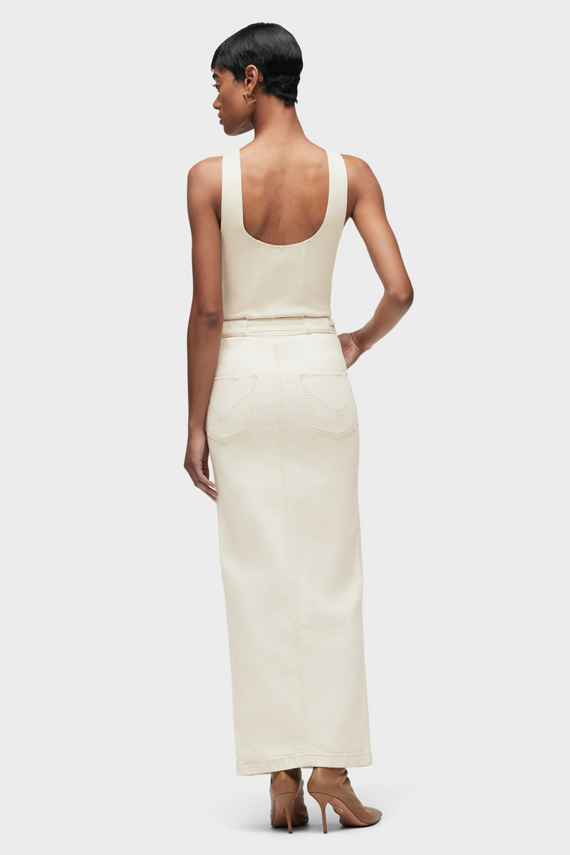 Tie Waist Maxi Skirt