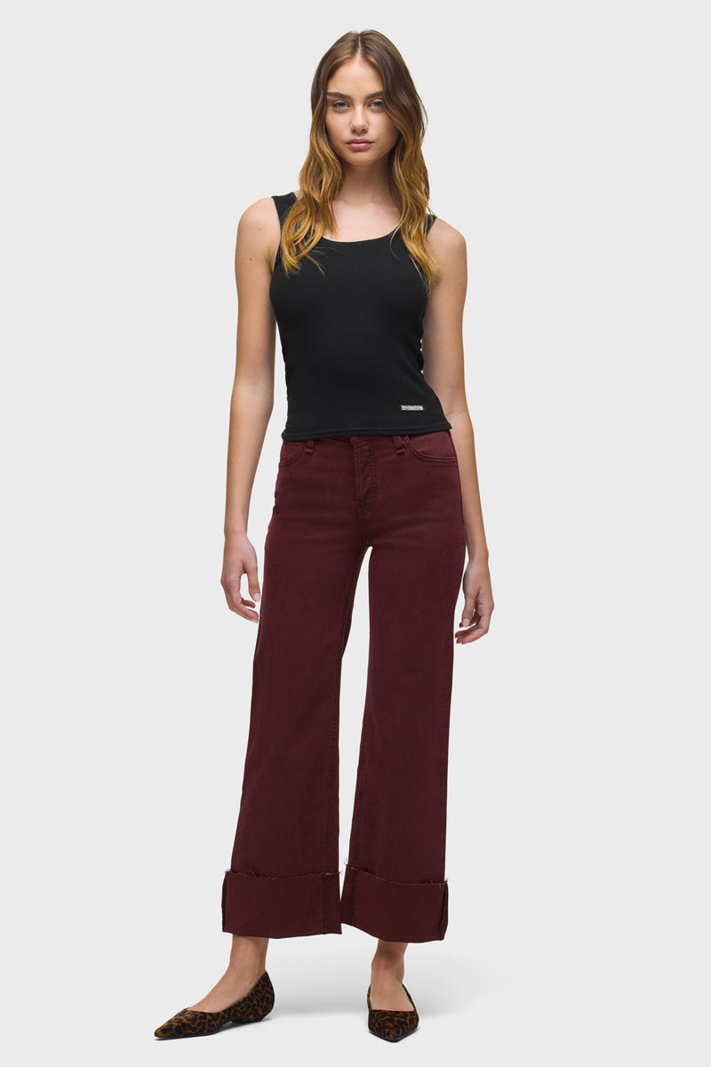 Rosie High-Rise Wide Leg W/ Cuff