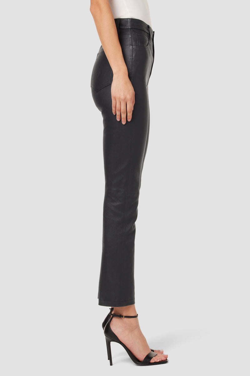 Harlow Ultra High-Rise Cigarette Leather Ankle Pant