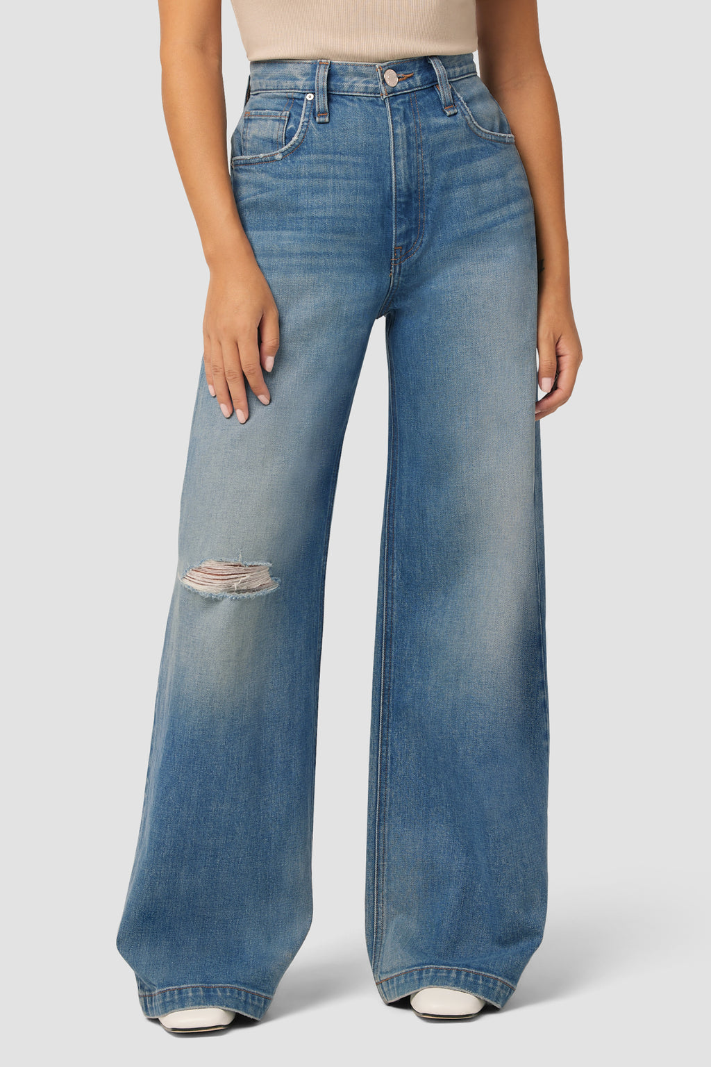 James High-Rise Wide Leg Petite Jean