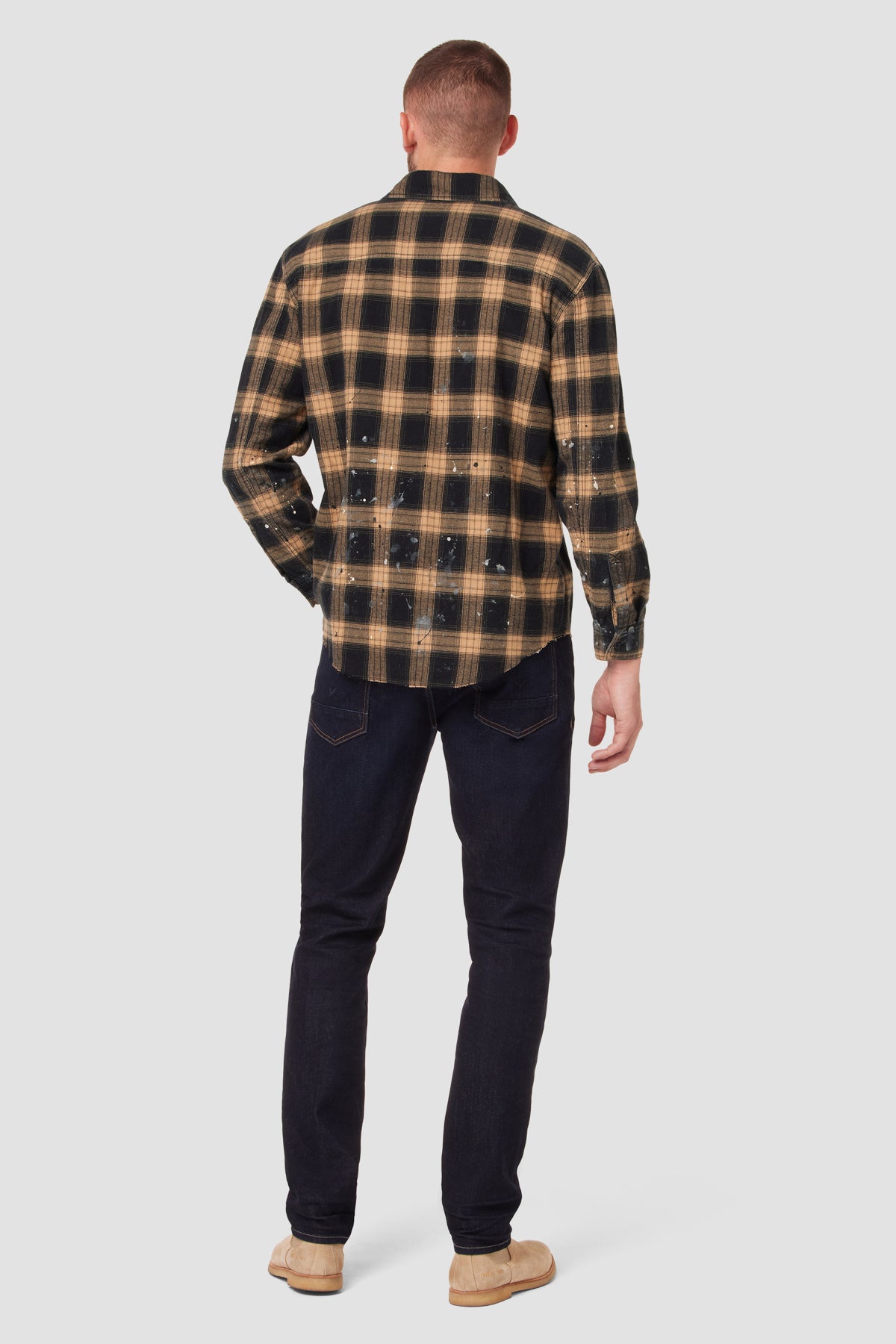 Long Sleeve Shirt | Premium Italian Fabric | Hudson Jeans