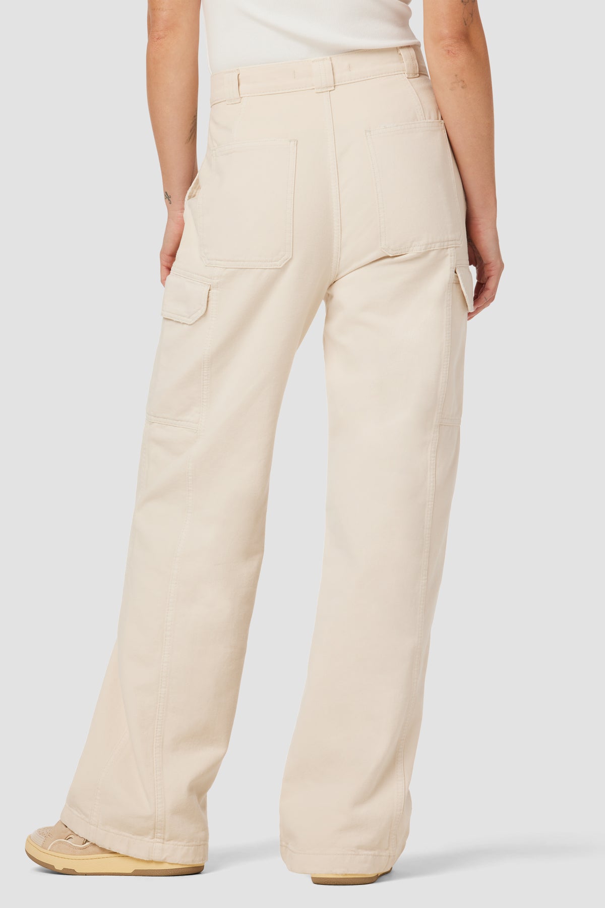 High-Rise Wide Leg Cargo | Premium Italian Fabric | Hudson Jeans