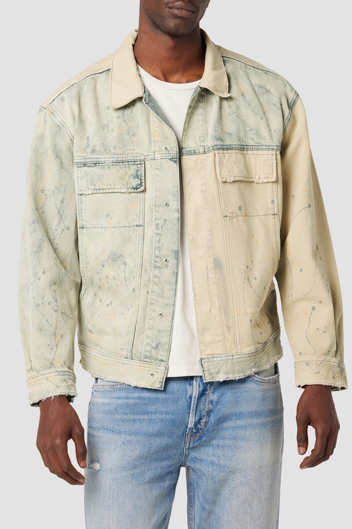 Boxy Trucker Jacket | Premium Italian Fabric | Hudson Jeans