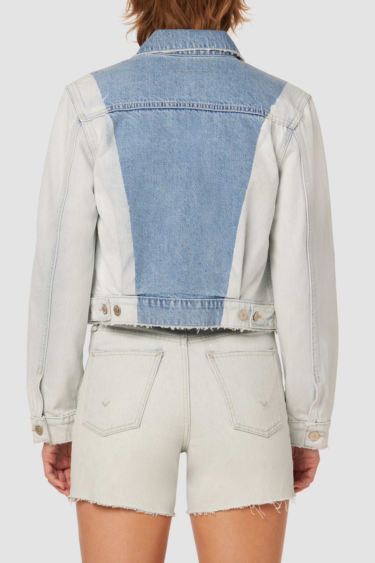 Gia Classic Trucker Jacket Premium Italian Fabric Hudson Jeans