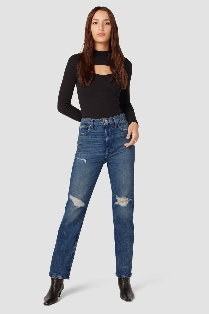 Jade High-Rise Straight Loose Fit Jean