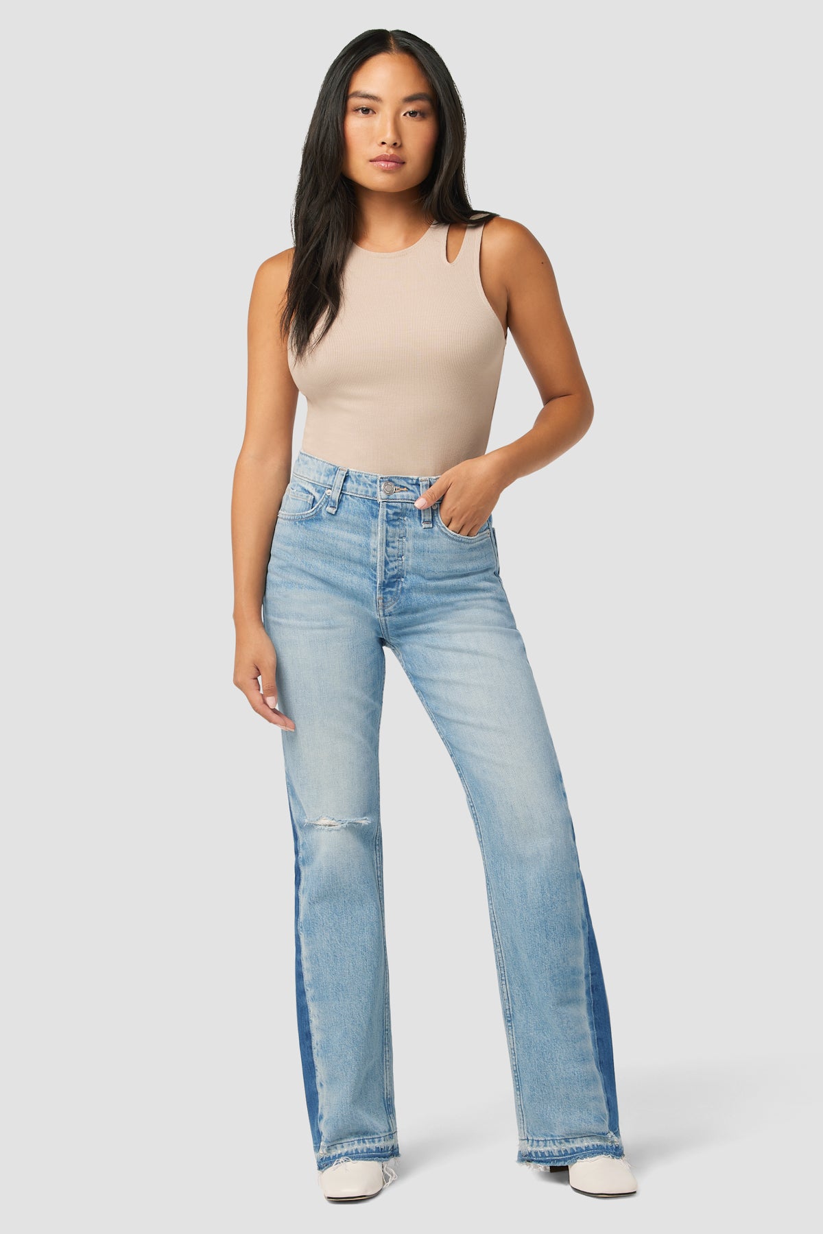 Faye Ultra High-Rise Flare Petite Jean