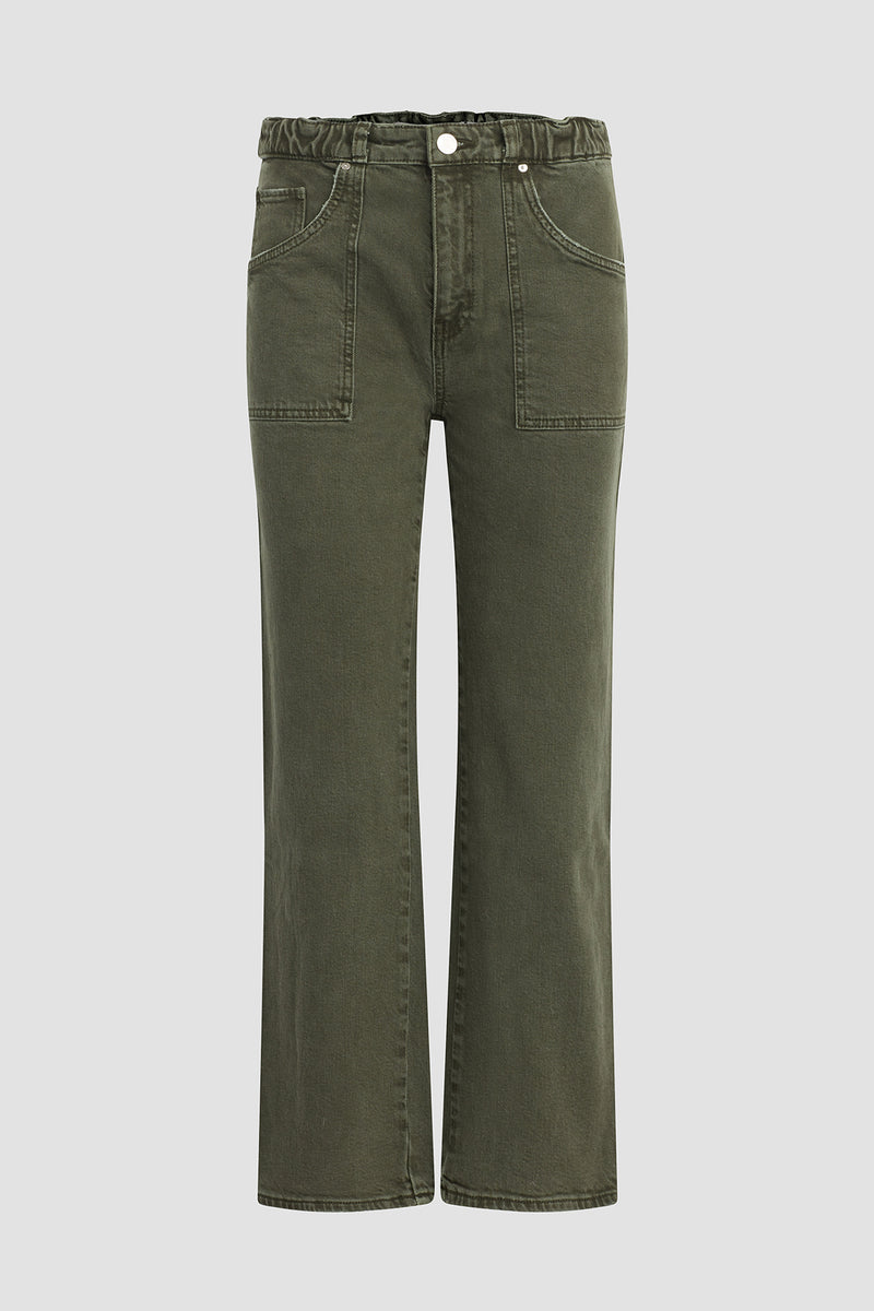 Remi High-Rise Straight Ankle Jean