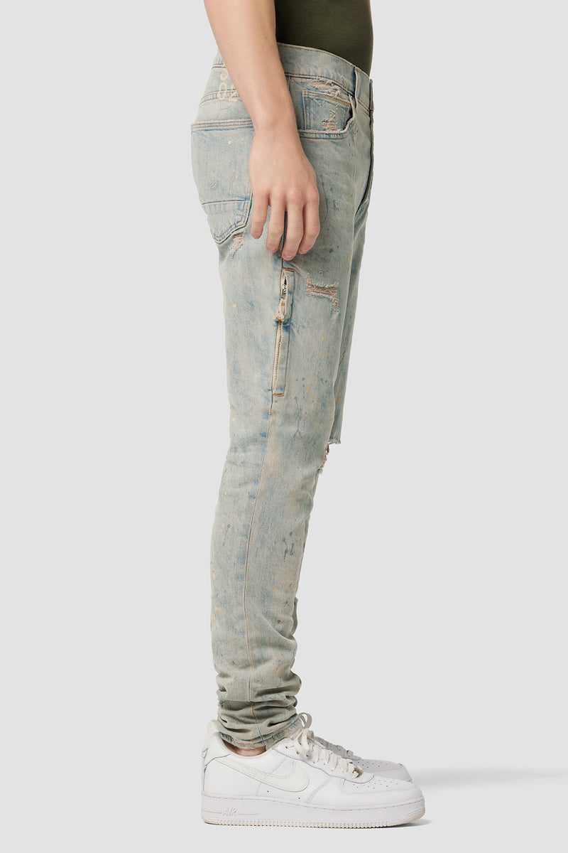 Zack Side Zip Skinny Jean