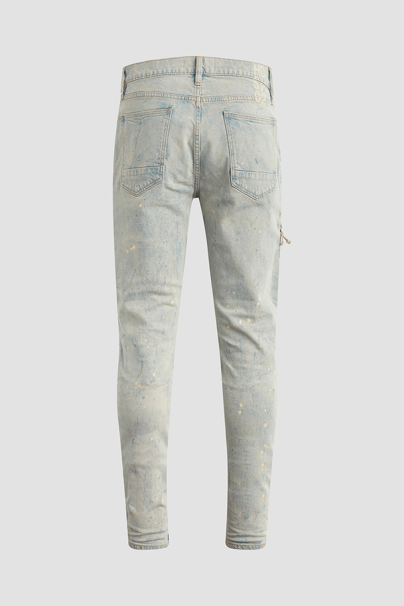 Zack Side Zip Skinny Jean