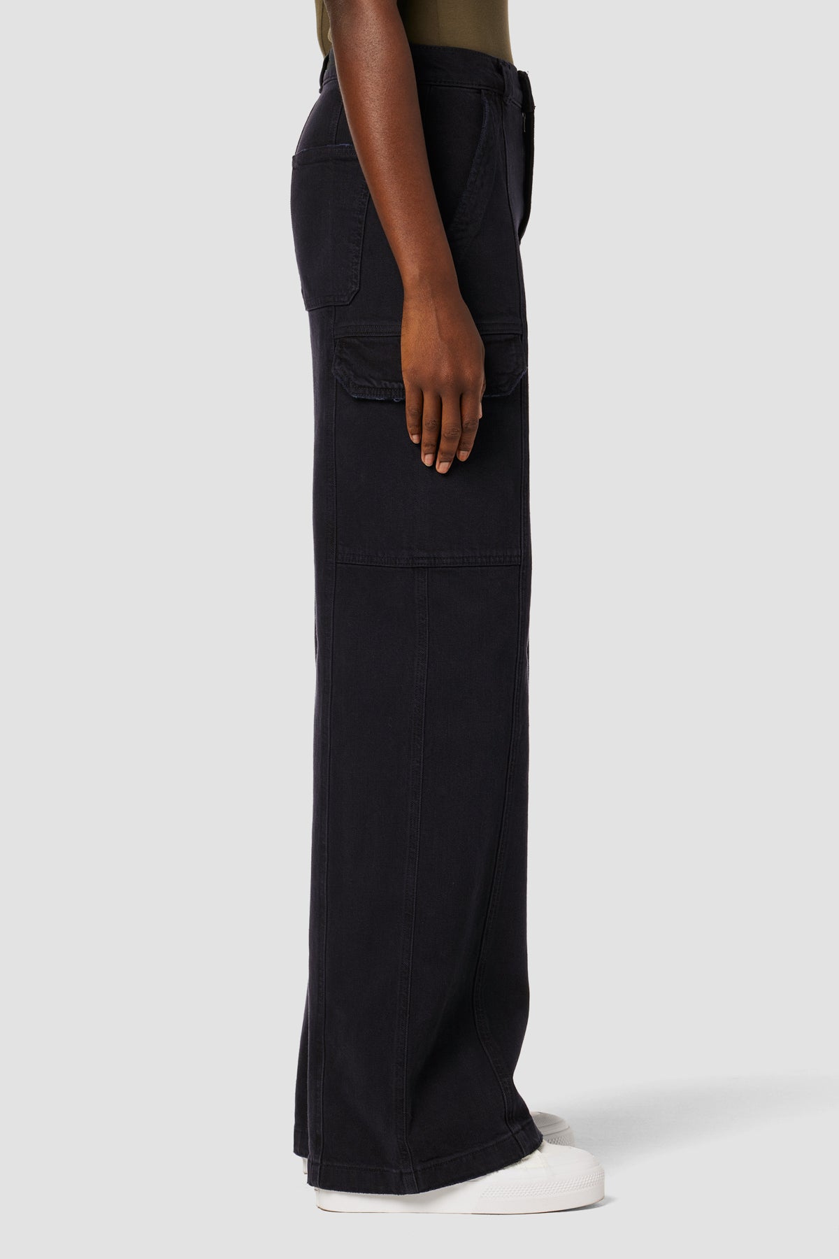 High-Rise Wide Leg Cargo | Premium Italian Fabric | Hudson Jeans