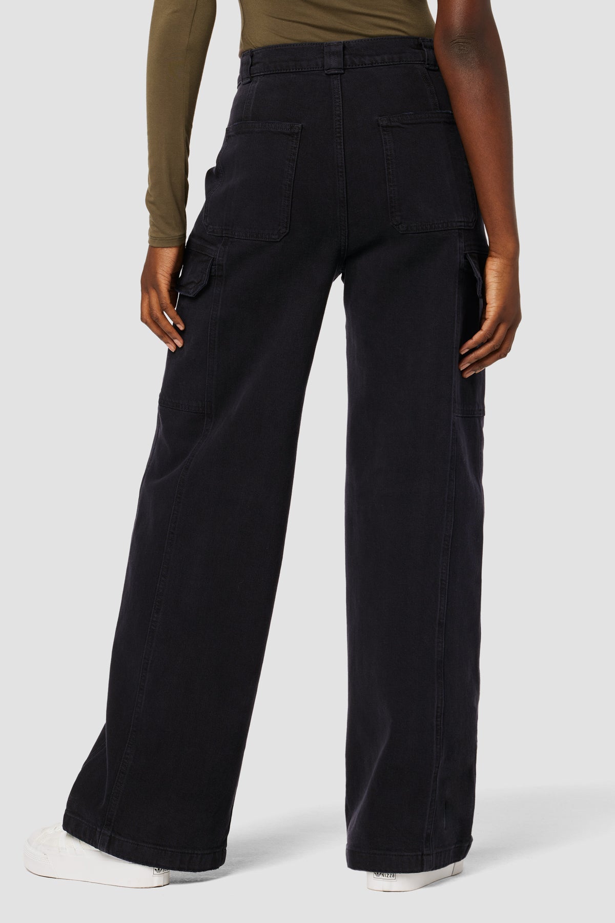 High-Rise Wide Leg Cargo | Premium Italian Fabric | Hudson Jeans