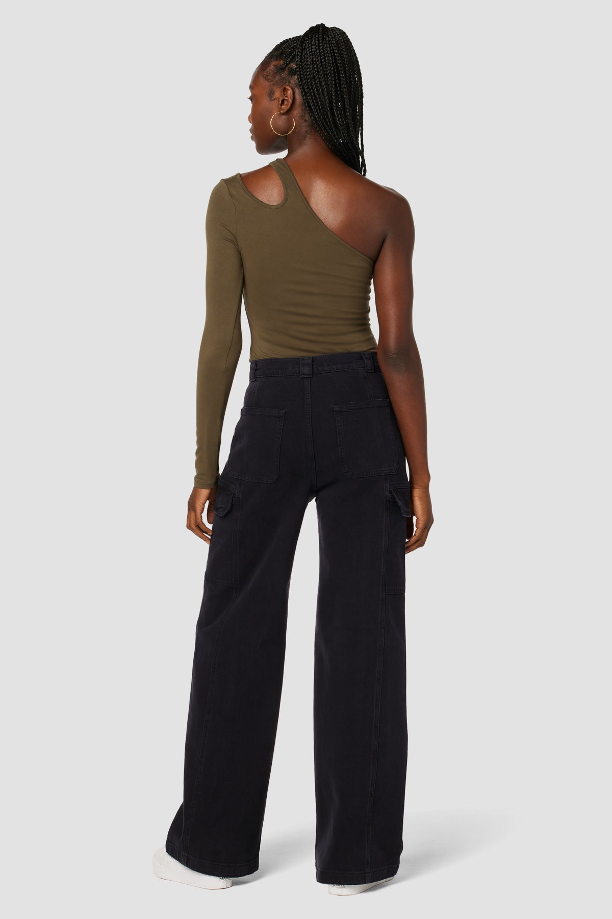 Wide-leg Cargo Pants