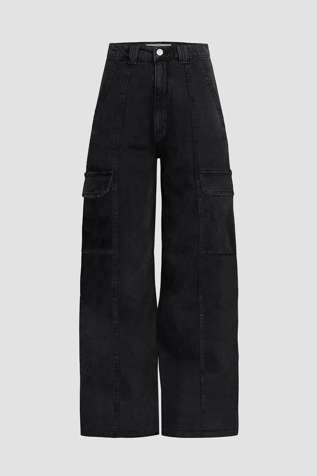 WIDE CARGO UTILITY JEANS IN BLACK