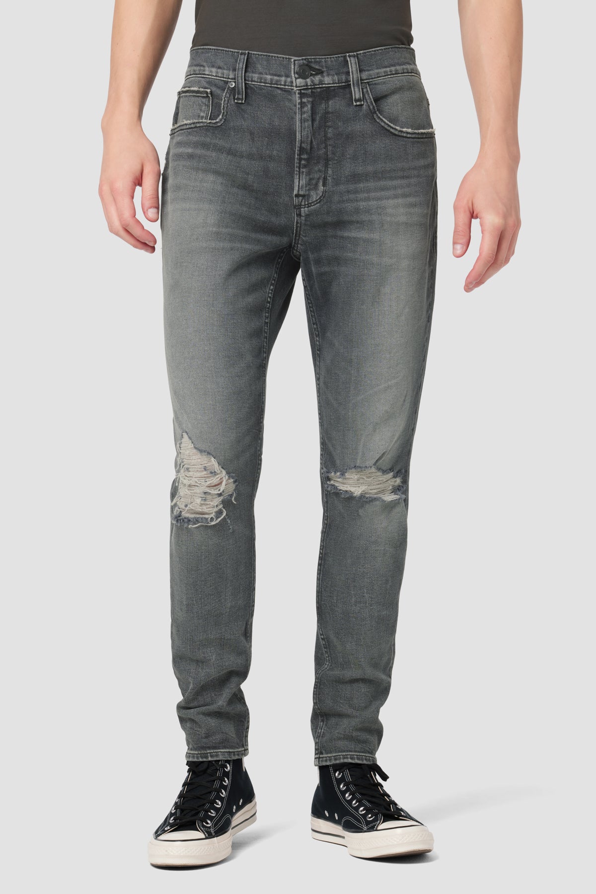 Zack Skinny Jean DARK CONCRETE / 31 | Premium Italian Fabric