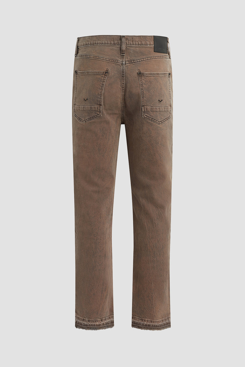 No Work No Check Straight Leg Crop Jean