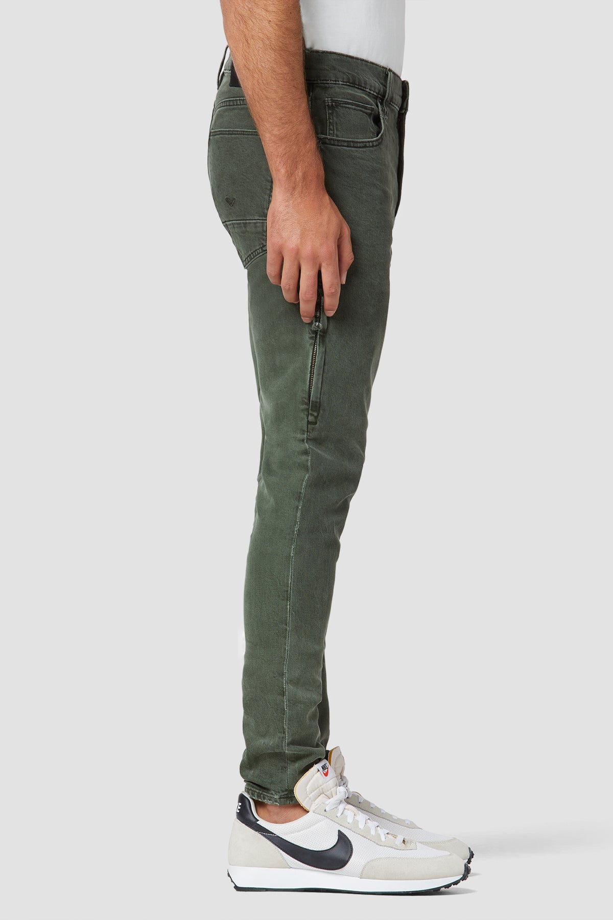 Zack Side Zip Skinny Jean Premium Italian Fabric Hudson Jeans