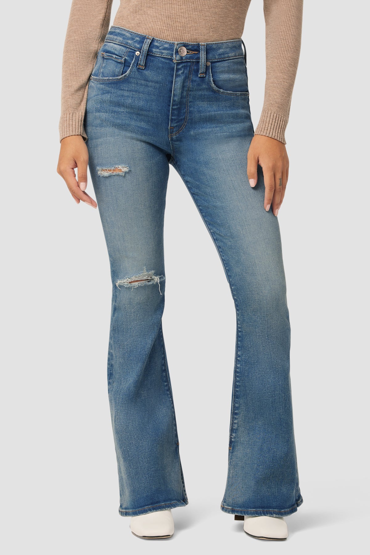 Holly High-Rise Flare Petite Jean