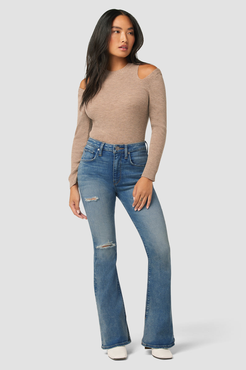 Holly High-Rise Flare Petite Jean