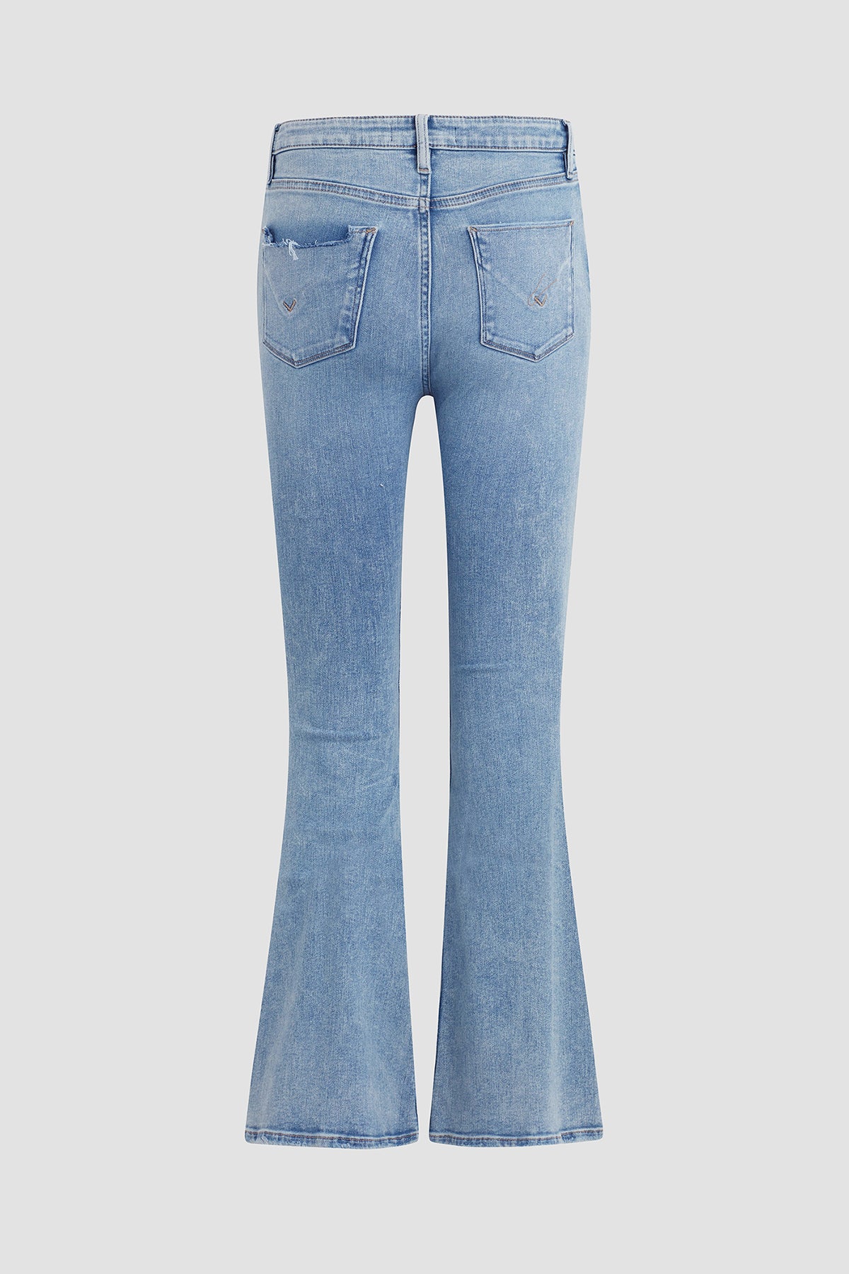 Holly High-Rise Flare Jean, Premium Italian Fabric