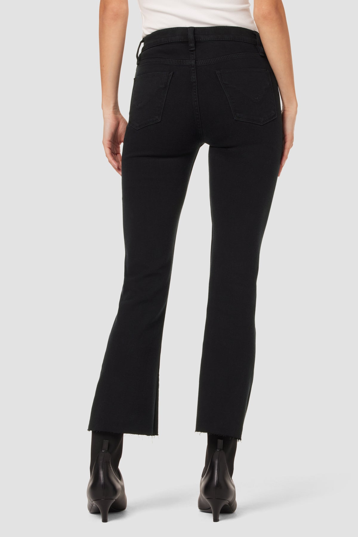 Barbara High-Rise Bootcut Crop Jean | Premium Italian Fabric