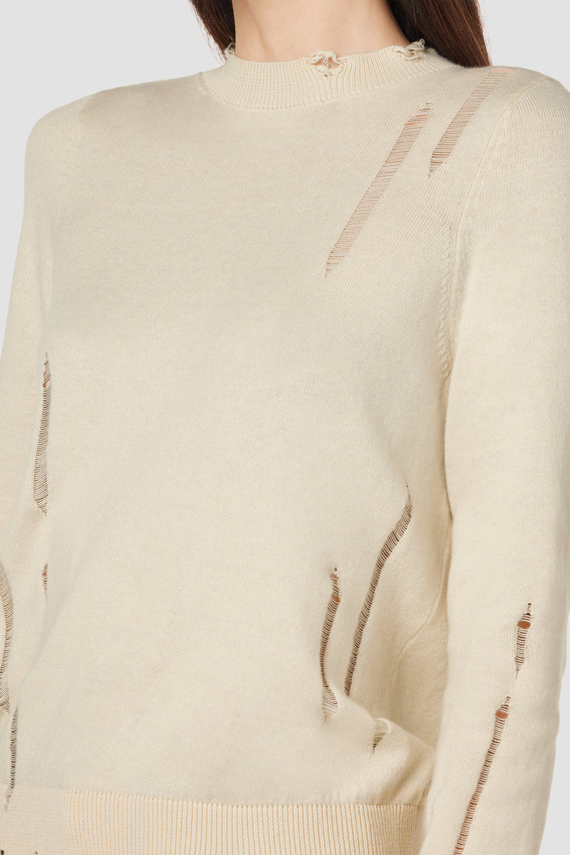 Long Sleeve Twist Back Sweater