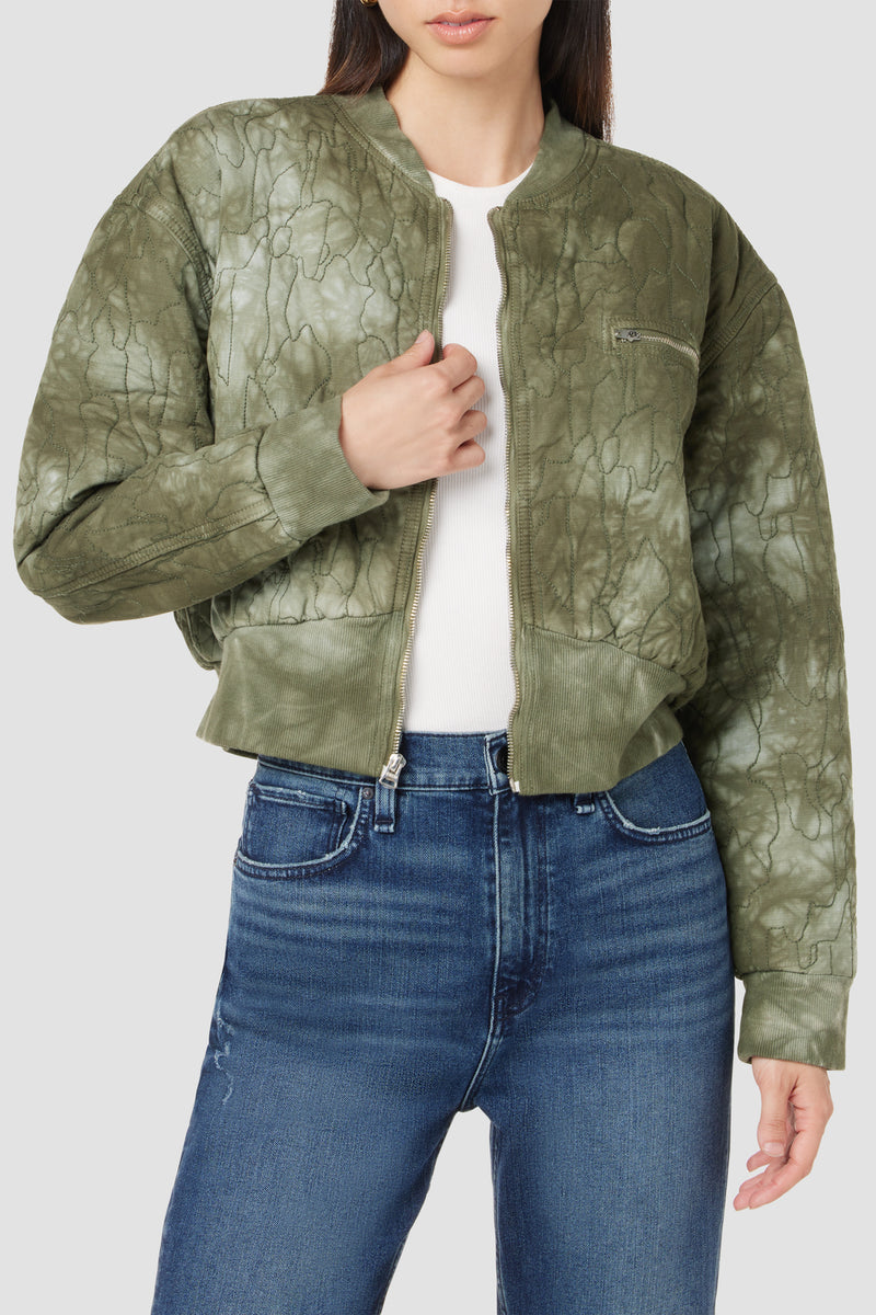 Cropped Bomber Jacket