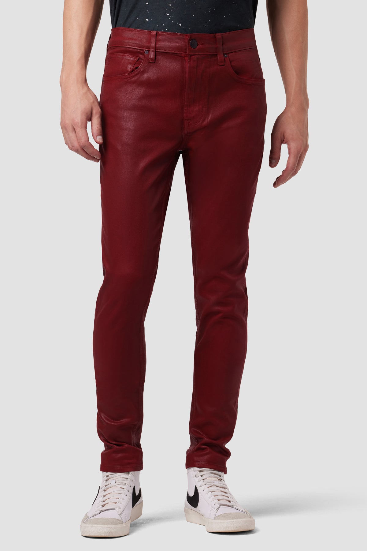 Men's Red Skinny Fit Jeans