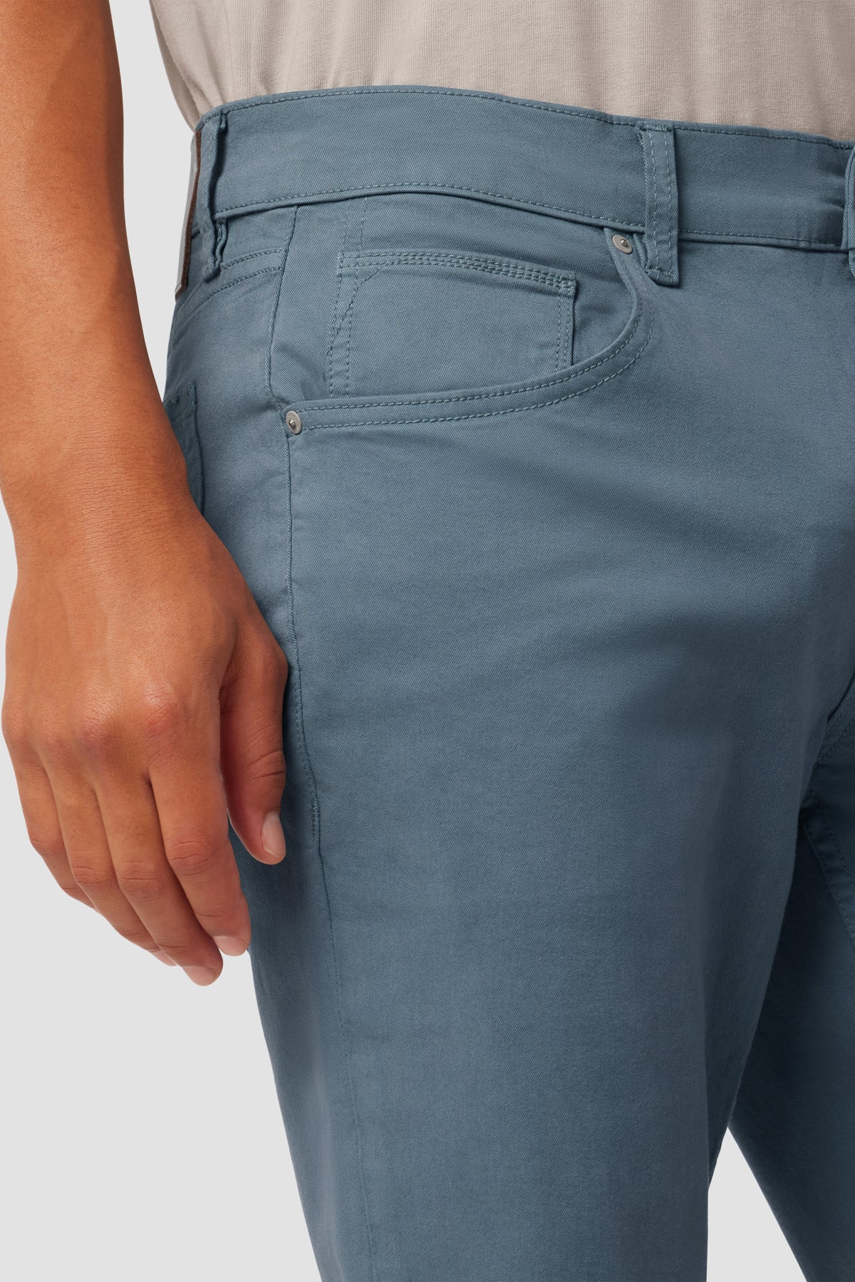 Blake Slim Straight Twill Pant | Premium Italian Fabric