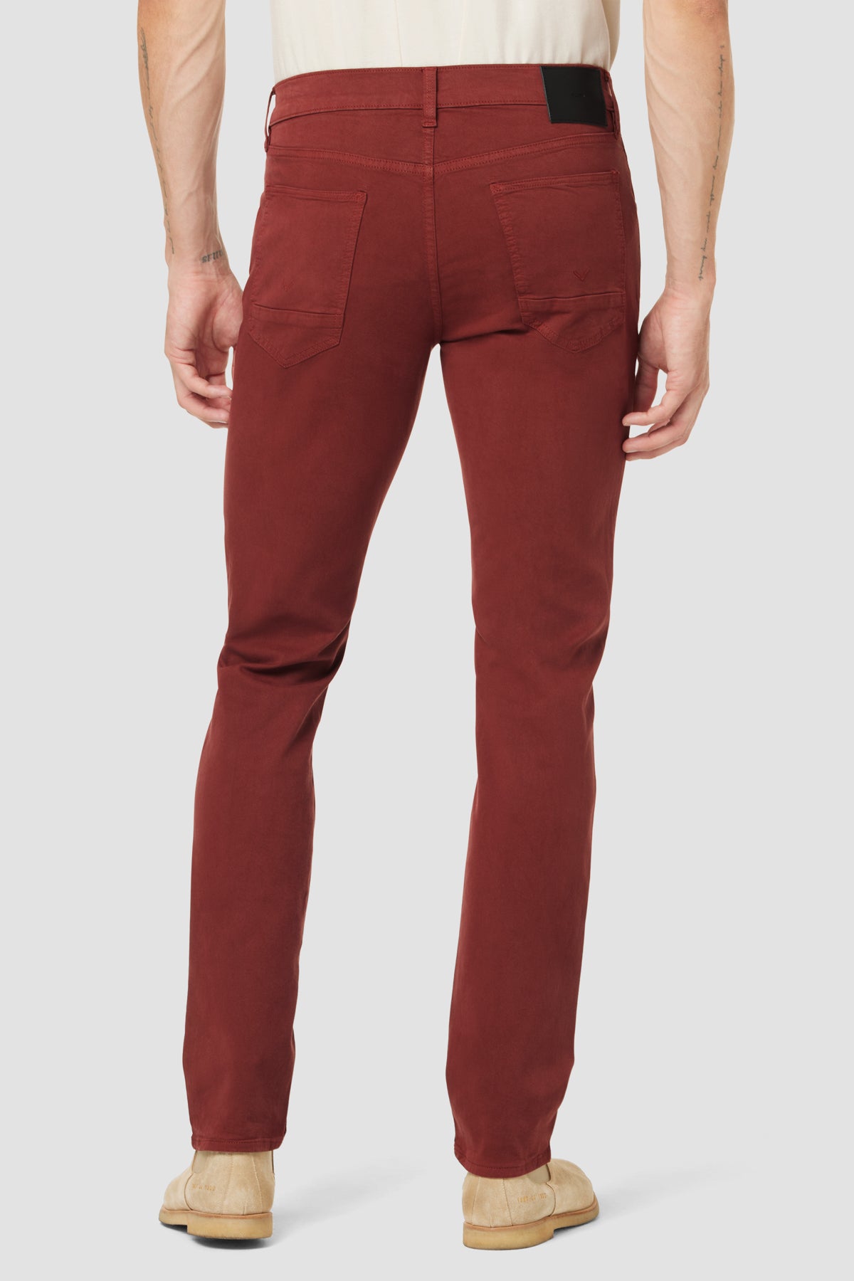 Blake Slim Straight Twill Pant | Premium Italian Fabric