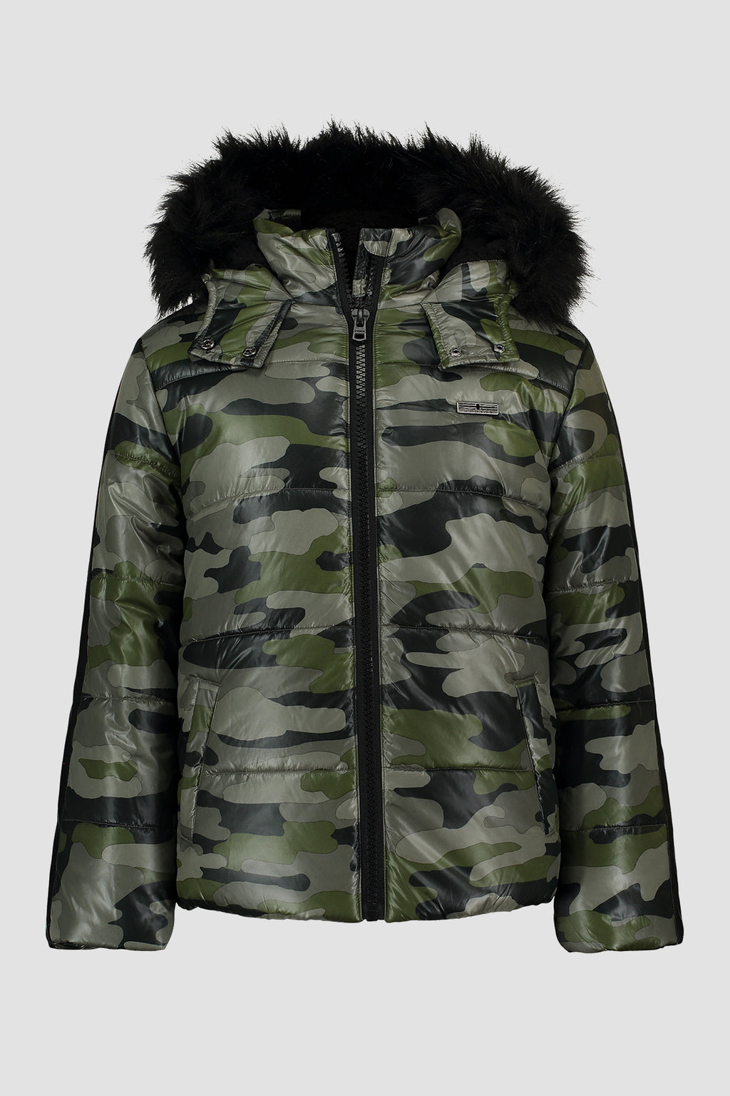 Camo Printed Puffer