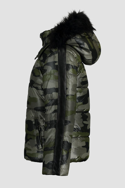 Camo Printed Puffer