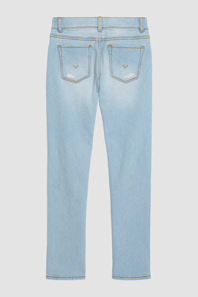 Destructed Straight Leg Jean