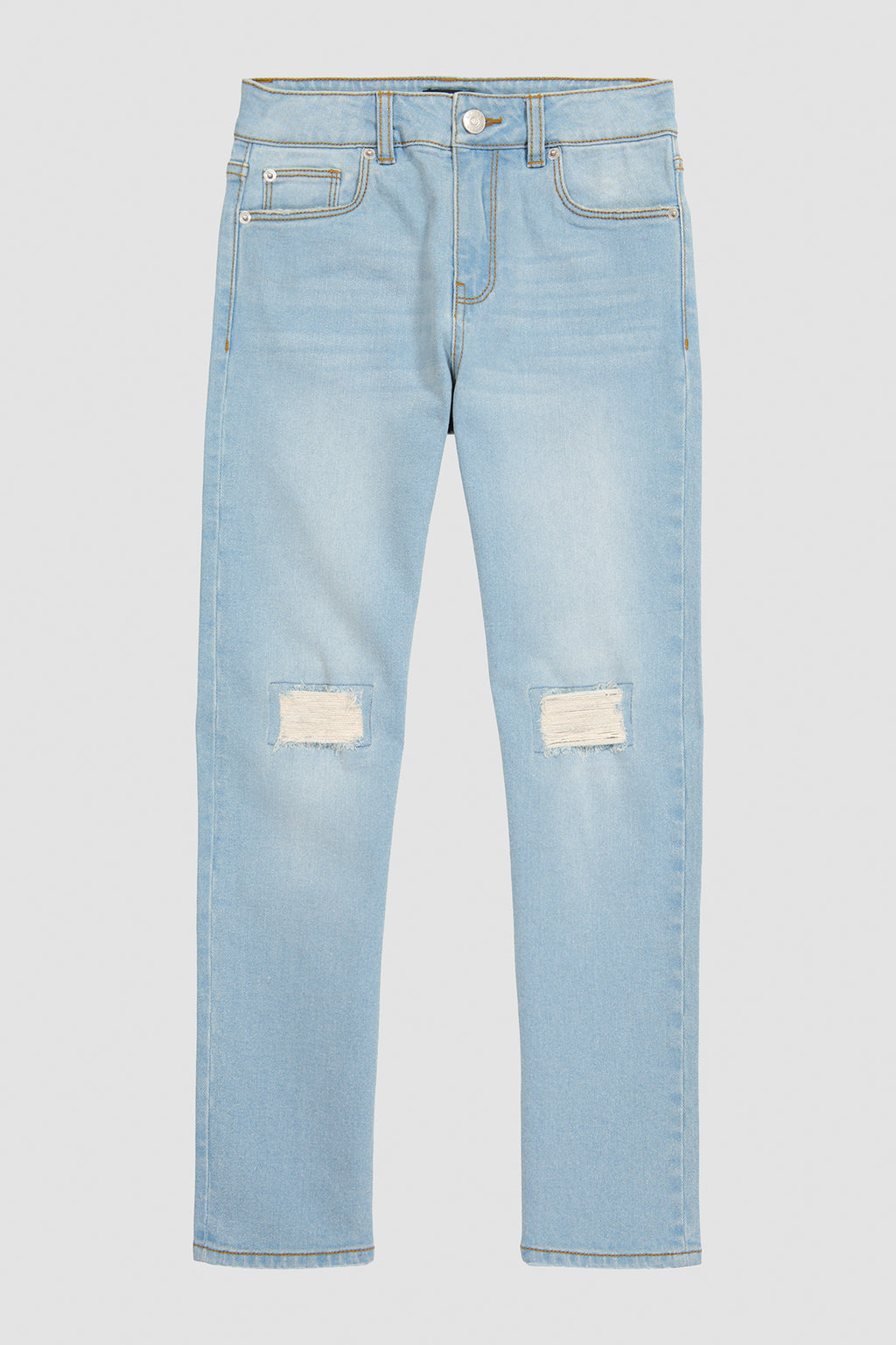 Destructed Straight Leg Jean