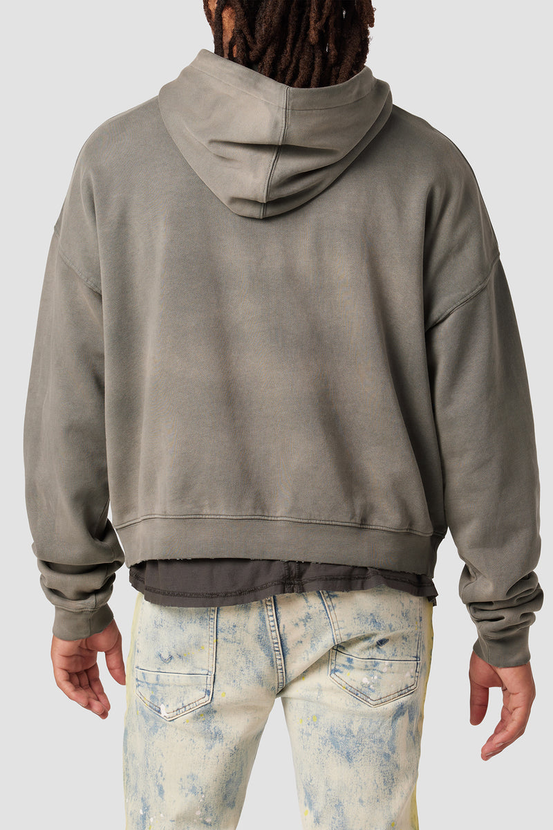 Men sales crop hoodie